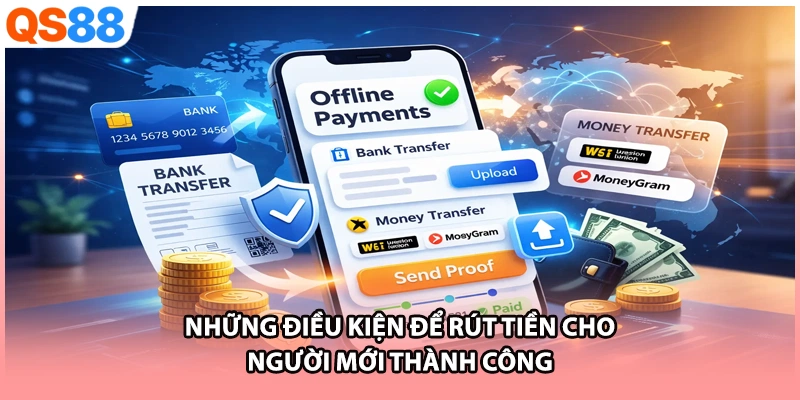Những điều kiện để rút tiền cho người mới thành công