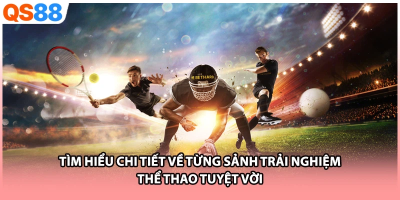 Tìm hiểu chi tiết về từng sảnh trải nghiệm thể thao tuyệt vời